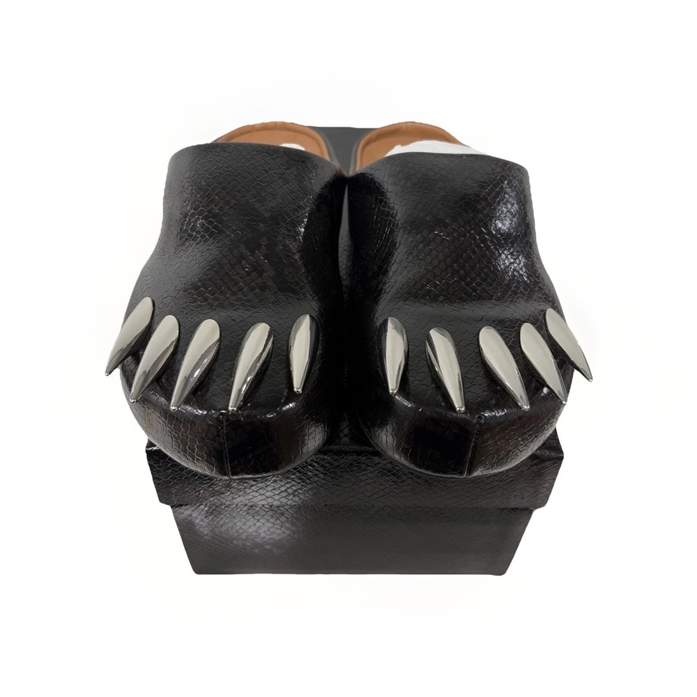 Bravest Studios Snakeskin Claw Mules BROWN BLACK size 8 mens BRAND NEW BOX